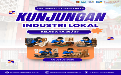 Tumbuhkan Cinta pada Jurusan, Siswa Kelas X SMKN 5 Yogyakarta Gali Motivasi Lewat Kunjungan Industri